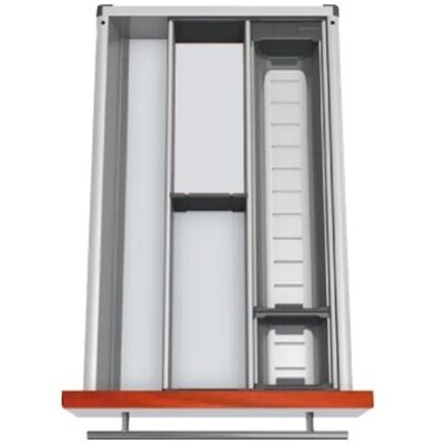 Blum Besteckeinsatz Orga-Line Facheinteilungs-Set Korpusbreite 350-449 mm Nennlänge 550 mm Grau Blum Besteckeinsatz Orga-Line Facheinteilungs-Set Korpusbreite 350-449 mm Nennlänge 550 mm Grau