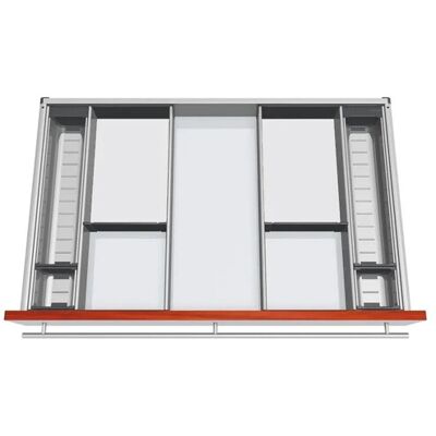 Blum Besteckeinsatz Orga-Line Facheinteilungs-Set Korpusbreite 800-899 mm Nennlänge 550 mm Grau Blum Besteckeinsatz Orga-Line Facheinteilungs-Set Korpusbreite 800-899 mm Nennlänge 550 mm Grau