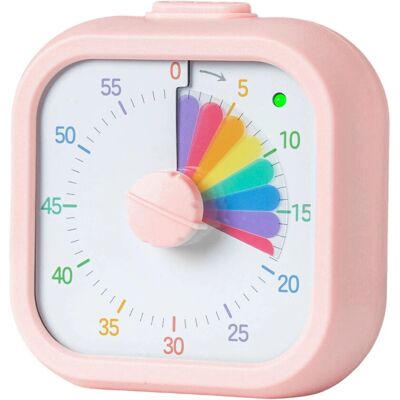 Relaxdays Timer Kunststoff Rosa Visueller Eckig 9 cm x 9 cm x 4,5 cm 0,12 kg Relaxdays Timer Kunststoff Rosa Visueller Eckig 9 cm x 9 cm x 4,5 cm 0,12 kg