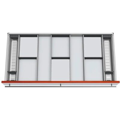 Blum Besteckeinsatz Orga-Line Facheinteilungs-Set Korpusbreite 1.100-1.199 mm Nennlänge 550 mm Grau Blum Besteckeinsatz Orga-Line Facheinteilungs-Set Korpusbreite 1.100-1.199 mm Nennlänge 550 mm Grau
