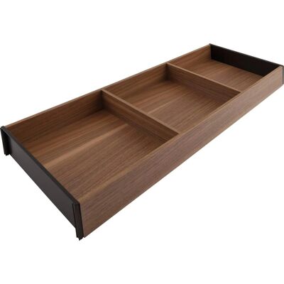 Blum Ambia-Line Schubladeneinsatz Nennlänge 600 mm B 200 mm Schubkastenrahmen Tennessee Nuss mit 2 Querteiler Blum Ambia-Line Schubladeneinsatz Nennlänge 600 mm B 200 mm Schubkastenrahmen Tennessee Nuss mit 2 Querteiler