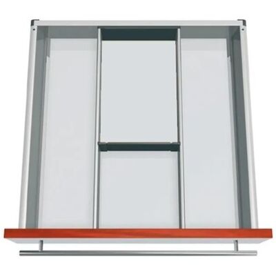 Blum Besteckeinsatz Orga-Line Facheinteilungs-Set Korpusbreite 450-599 mm Nennlänge 500 mm Grau Blum Besteckeinsatz Orga-Line Facheinteilungs-Set Korpusbreite 450-599 mm Nennlänge 500 mm Grau