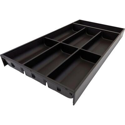 Blum Besteckkasten Ambia-Line Nennlänge 600 mm Besteckeinsatz B 300 mm Besteckeinsatz Stahl Carbonschwarz Blum Besteckkasten Ambia-Line Nennlänge 600 mm Besteckeinsatz B 300 mm Besteckeinsatz Stahl Carbonschwarz