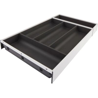 Blum Besteckkasten Ambia-Line 524x300x50 mm Besteckeinsatz Stahl Seidenweiß Oriongrau Matt Blum Besteckkasten Ambia-Line 524x300x50 mm Besteckeinsatz Stahl Seidenweiß Oriongrau Matt