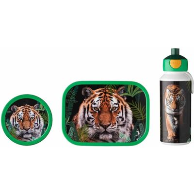 Mepal Campus Lunchset 3-teilig aus Brotdose Trinkflasche und Obstbox Wild Tiger Mepal Campus Lunchset 3-teilig aus Brotdose Trinkflasche und Obstbox Wild Tiger