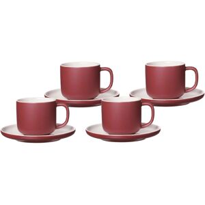 Ritzenhoff & Breker Jasper Kaffeetasse mit Untertasse 240 ml 4er Set Beere Ritzenhoff & Breker Jasper Kaffeetasse mit Untertasse 240 ml 4er Set Beere