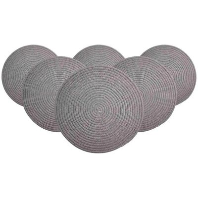 Ritzenhoff & Breker Tavolo Platzmatte 35 cm 6er Set Hellgrau Ritzenhoff & Breker Tavolo Platzmatte 35 cm 6er Set Hellgrau