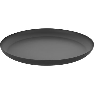 Platte Rund Ø 34 cm x 2,5 cm Schwarz Platte Rund Ø 34 cm x 2,5 cm Schwarz