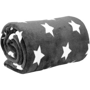Bestlivings Kuscheldecke Mit Sternen 180 x 220 cm Anthrazit Bestlivings Kuscheldecke Mit Sternen 180 x 220 cm Anthrazit