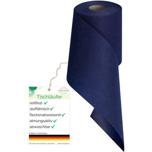 Sensalux Vlies-Tischläufer 15 cm x 25 m Dunkelblau Sensalux Vlies-Tischläufer 15 cm x 25 m Dunkelblau