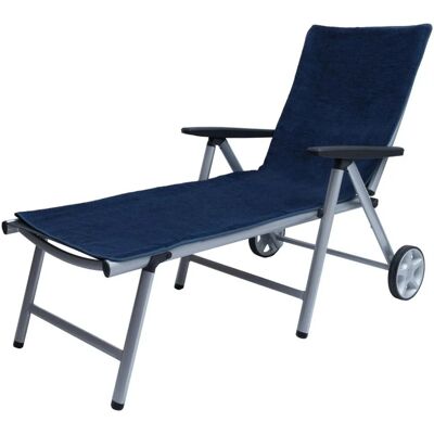 Beautissu Marbella Dunkelblaue Strandtuch - 200x70 cm Beautissu Marbella Dunkelblaue Strandtuch - 200x70 cm