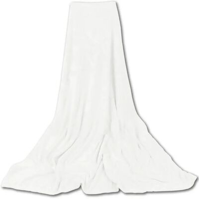 Bestgoodies Mikrofaser Decke Weiß Champagner 210 x 280 cm Bestgoodies Mikrofaser Decke Weiß Champagner 210 x 280 cm
