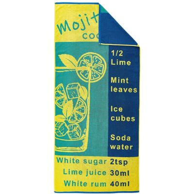DYCKHOFF Mojito - Grüner Strandtuch - 80x180 cm DYCKHOFF Mojito - Grüner Strandtuch - 80x180 cm