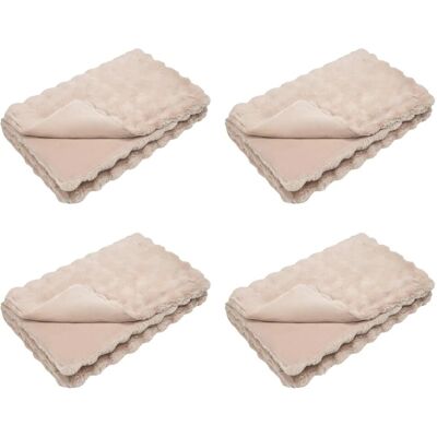 vidaXL Kunstfell Kaninchenfell Decke 4 Stk Beige 240 x 270 cm 42021792 vidaXL Kunstfell Kaninchenfell Decke 4 Stk Beige 240 x 270 cm 42021792