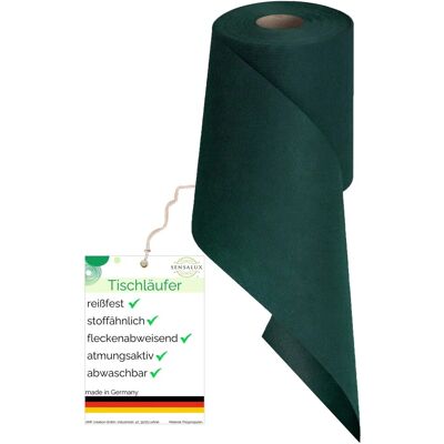 Sensalux Vlies-Tischläufer 15 cm x 25 m Grün Sensalux Vlies-Tischläufer 15 cm x 25 m Grün