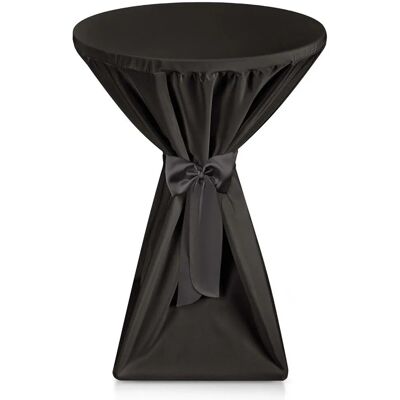 Beautissu Premium Stehtischhusse ø 70cm Schwarz Beautissu Premium Stehtischhusse ø 70cm Schwarz
