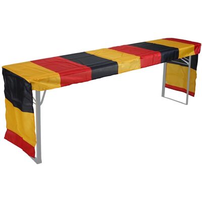 MCW Tischdecke Für Bierzeltgarnitur D19 Deutschland WM EM 360x73cm MCW Tischdecke Für Bierzeltgarnitur D19 Deutschland WM EM 360x73cm