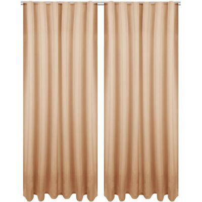 Bestlivings 2er Set Dekoschal Ellen Universalband Inkl. Raffhalter 140 cm x 175 cm Braun Bestlivings 2er Set Dekoschal Ellen Universalband Inkl. Raffhalter 140 cm x 175 cm Braun
