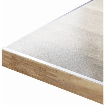 KARAT Tischfolie Imperial Transparent Mattiert mit Abgeschrägter Kante 130 x 155 cm KARAT Tischfolie Imperial Transparent Mattiert mit Abgeschrägter Kante 130 x 155 cm