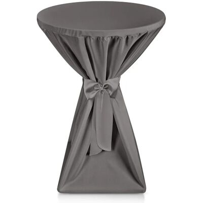 Beautissu Premium Stehtischhusse ø 70cm Anthrazit Beautissu Premium Stehtischhusse ø 70cm Anthrazit