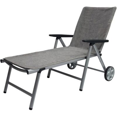 Beautissu Marbella Handtuch 200x70cm Grau Beautissu Marbella Handtuch 200x70cm Grau