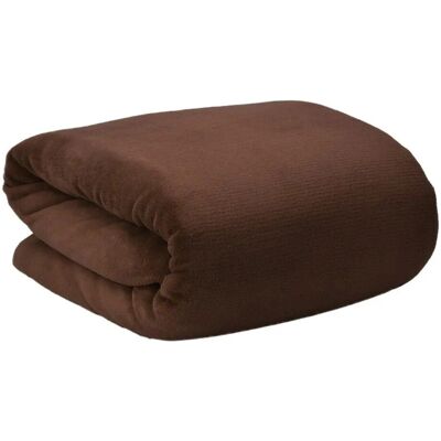 Beautissu Aurelia Decke 220x240cm Dunkelbraun Beautissu Aurelia Decke 220x240cm Dunkelbraun
