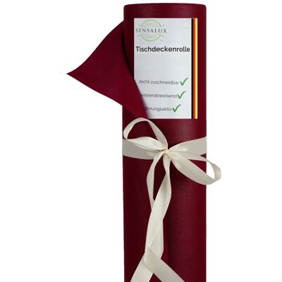 Sensalux Vlies-Tischdeckenrolle 1 m x 25 m Bordeaux Sensalux Vlies-Tischdeckenrolle 1 m x 25 m Bordeaux