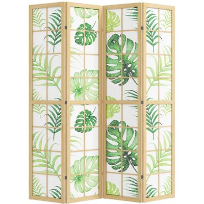 HOMCOM Room Divider Vliesstoff Kiefernholz 160L x 1,8B x 170H cm Naturholz+Grün HOMCOM Room Divider Vliesstoff Kiefernholz 160L x 1,8B x 170H cm Naturholz+Grün