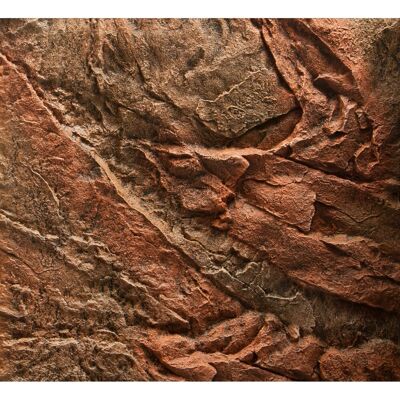 Juwel Dunkelbraun Aquarienhintergrund 60x55cm - Realistischer Felsen Juwel Dunkelbraun Aquarienhintergrund 60x55cm - Realistischer Felsen