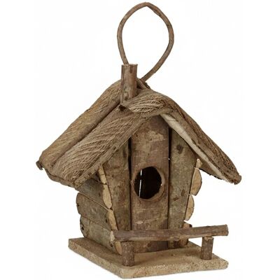 Relaxdays Vogelhaus Holz Natur Zum Aufhängen Relaxdays Vogelhaus Holz Natur Zum Aufhängen