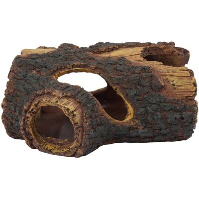 Relaxdays Aquariumdekoration Baumstamm Polyresin Braun Ungiftig Versteckhöhle für Süßwasser und Salzwasser 5,5 cm x 13,5 cm x 9 cm 0,14 kg Relaxdays Aquariumdekoration Baumstamm Polyresin Braun Ungiftig Versteckhöhle für Süßwasser und Salzwasser 5,5 cm x 13,5 cm x 9 cm 0,14 kg