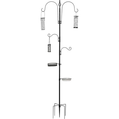 PawHut Vogel Futterstation Set mit 4 Haken PawHut Vogel Futterstation Set mit 4 Haken