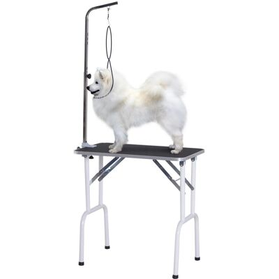 PawHut Trimmtisch - weiß/schwarz - 80x81x81 cm - Grooming Table PawHut Trimmtisch - weiß/schwarz - 80x81x81 cm - Grooming Table