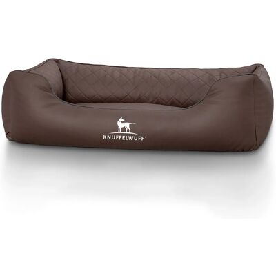 Knuffelwuff Hundebett Madison Orthopädisch Kunstleder XXL 120 x 85 cm Braun Knuffelwuff Hundebett Madison Orthopädisch Kunstleder XXL 120 x 85 cm Braun