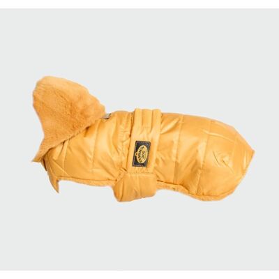 Fashion Dog Hunde-Steppmantel mit Abnehmbarer Kapuze Ocker-Gelb 55 cm Fashion Dog Hunde-Steppmantel mit Abnehmbarer Kapuze Ocker-Gelb 55 cm