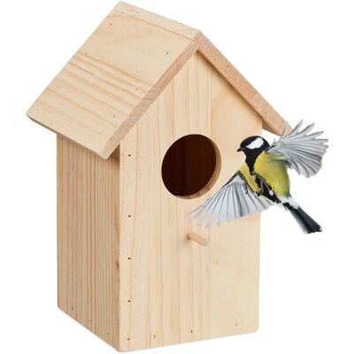 Relaxdays Nistkasten Kiefernholz Natur Aufklappbar 25,5 cm x 17 cm x 16 cm 0,6 kg Relaxdays Nistkasten Kiefernholz Natur Aufklappbar 25,5 cm x 17 cm x 16 cm 0,6 kg