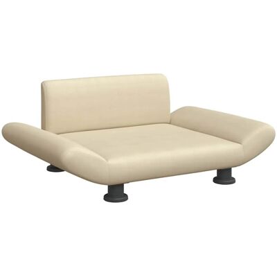 vidaXL Hundebett Creme 70x45x28 cm Stoff - Hundebett vidaXL Hundebett Creme 70x45x28 cm Stoff - Hundebett