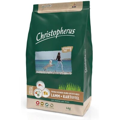 Christopherus - Getreidefrei Leichte Kost Lamm & Kartoffel - Lamm - Kartoffel - Trockenfutter für Hunde Christopherus - Getreidefrei Leichte Kost Lamm & Kartoffel - Lamm - Kartoffel - Trockenfutter für Hunde