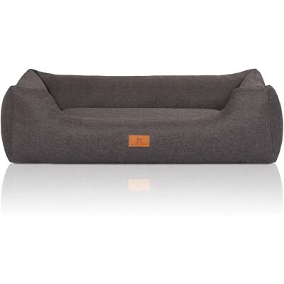 Knuffelwuff Hundebett Lotte Velours XL 105 x 75cm Grau Knuffelwuff Hundebett Lotte Velours XL 105 x 75cm Grau