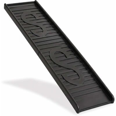 Relaxdays Hunderampe Polypropylen Schwarz Klappbar Rutschfest 15 cm x 39 cm x 154 cm 4,24 kg Relaxdays Hunderampe Polypropylen Schwarz Klappbar Rutschfest 15 cm x 39 cm x 154 cm 4,24 kg