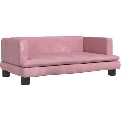 vidaXL Hundebett Pink 80x45x30cm Samt Rosa - Hundebett vidaXL Hundebett Pink 80x45x30cm Samt Rosa - Hundebett