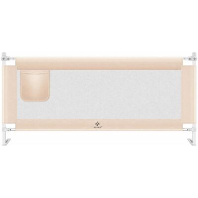 KESSER Bettschutzgitter für Kinder Klappbar Länge 150 cm Beige KESSER Bettschutzgitter für Kinder Klappbar Länge 150 cm Beige