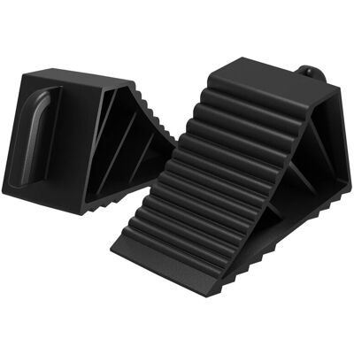 Wiltec 2X Unterlegkeile 21X8,75X10Cm Bremskeil 2T Tpr Anhänger Wohnmobil Keil Wiltec 2X Unterlegkeile 21X8,75X10Cm Bremskeil 2T Tpr Anhänger Wohnmobil Keil