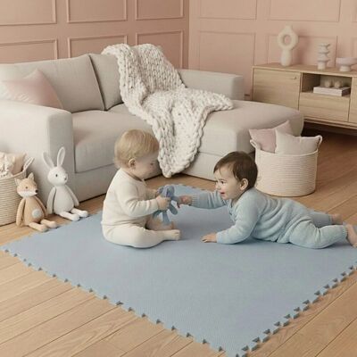 LittleTom Spiel- & Krabbelmatte 9 Teile 30 x 30 cm Blau LittleTom Spiel- & Krabbelmatte 9 Teile 30 x 30 cm Blau