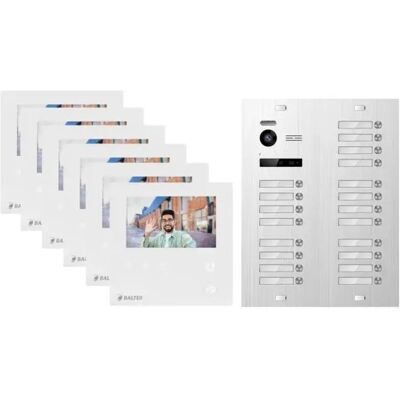 Balter Evo Mini Video Türsprechanlage für 20-Familienhaus 2-Draht Bus Türstation Silver Balter Evo Mini Video Türsprechanlage für 20-Familienhaus 2-Draht Bus Türstation Silver