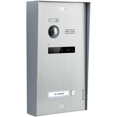 Balter EVO-HD Aufputz Montage Box für die Video Türsprechanlage Video Türklingel mit Kamera Silber Balter EVO-HD Aufputz Montage Box für die Video Türsprechanlage Video Türklingel mit Kamera Silber
