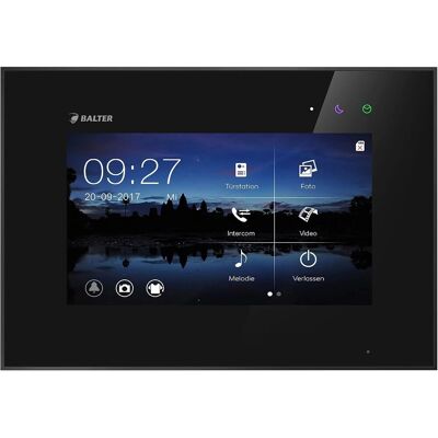 Balter Monitor EVO Video-Türsprechanlage Touchscreen 7 Zoll Monitor 2 Draht Bus Schwarz Balter Monitor EVO Video-Türsprechanlage Touchscreen 7 Zoll Monitor 2 Draht Bus Schwarz