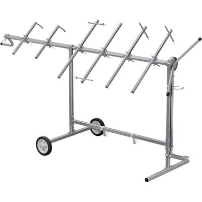 Wiltec Drehlackierständer 2300X610X1340Mm 6 Halter Lackierständer Lackierbock Wiltec Drehlackierständer 2300X610X1340Mm 6 Halter Lackierständer Lackierbock