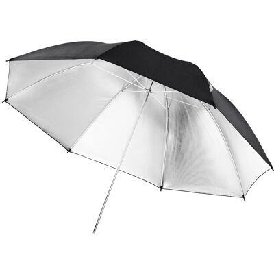Walimex Pro Reflexschirm Schwarz/Silberfarben Ø109Cm Lichtreflektor Fotoschirm Walimex Pro Reflexschirm Schwarz/Silberfarben Ø109Cm Lichtreflektor Fotoschirm