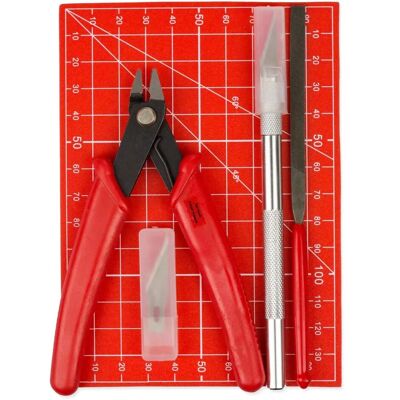 Pebaro Bastelset mit Messer Seitenschneider und Matte Pebaro Bastelset mit Messer Seitenschneider und Matte